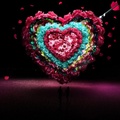Colorful Abstract Heart