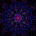 Deep blue and purple fractal