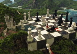 Surreal Chess Set for the Giants