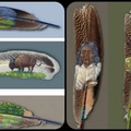 FEATHER PAINTING