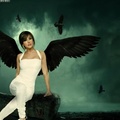 her wings