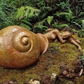 Snail_Woman Fantasy,Napping in the Woods