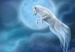 Magical Leaping Wolf