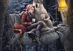 Red Riding Hood and the Wolf :)