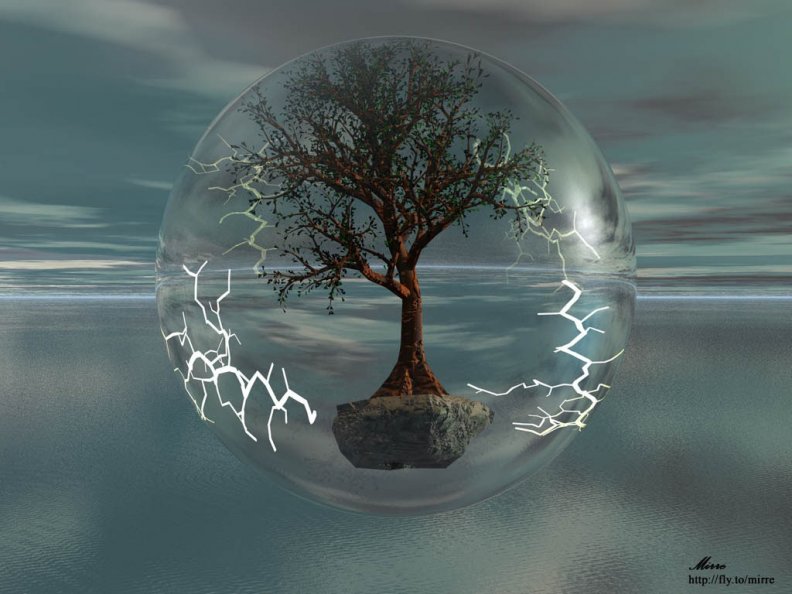 Tree in a bubble