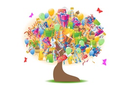 Birthday gift tree