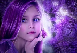 Beauty in Purple for Dreamer Girl (Luiza)
