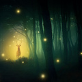 Deer in the Enchanted Forest