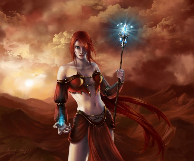 Red Sorceress