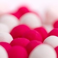 Pink and white sweets