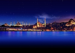 stars over istanbul hdr
