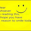 Reason to smile