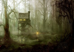Magical swamp house