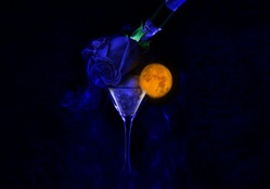 Cheers to the beautiful blue of night and the moonlight...