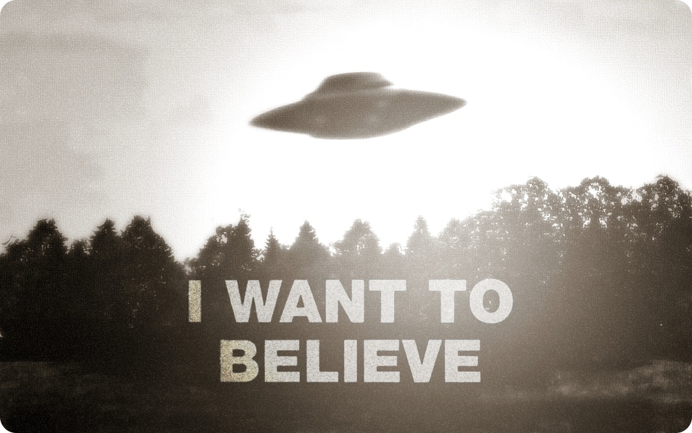 ufo the x_files want to believe text