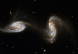 Interactive Spiral Galaxies