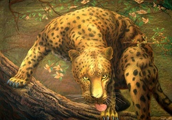 'Leopard Sees Prey'