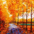 Fall painting