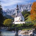 Bavarian Chapel in the Mountains