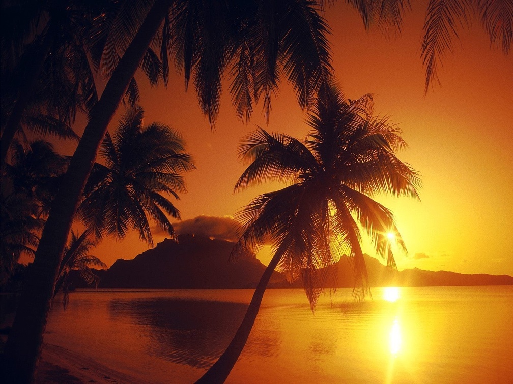 Polynesian Sunset~Bora Bora