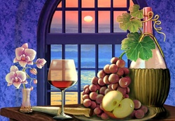 Sunset Rose Wine