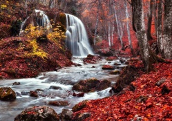 Waterfall in Crimea