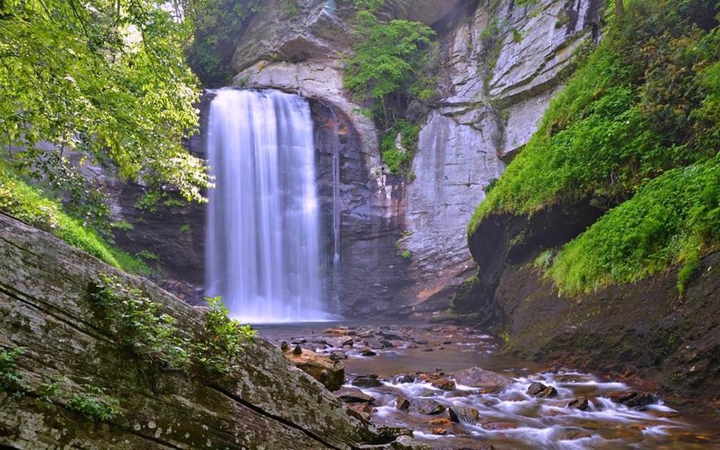 Waterfall at Pisgah Nat'l. Forest, USA