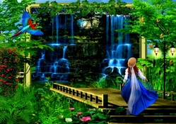 fantasy waterfall