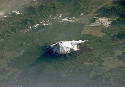 Mount Fuji from above