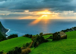 Morning Light In Azores Islands