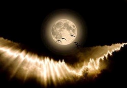MAY THE MOON SOFTLY RESTORE YOUR SOUL BY NIGHT