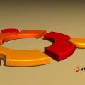 3D Ubuntu Wallpaper
