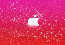 apple pink stars