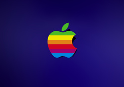 Colourful Apple Logo