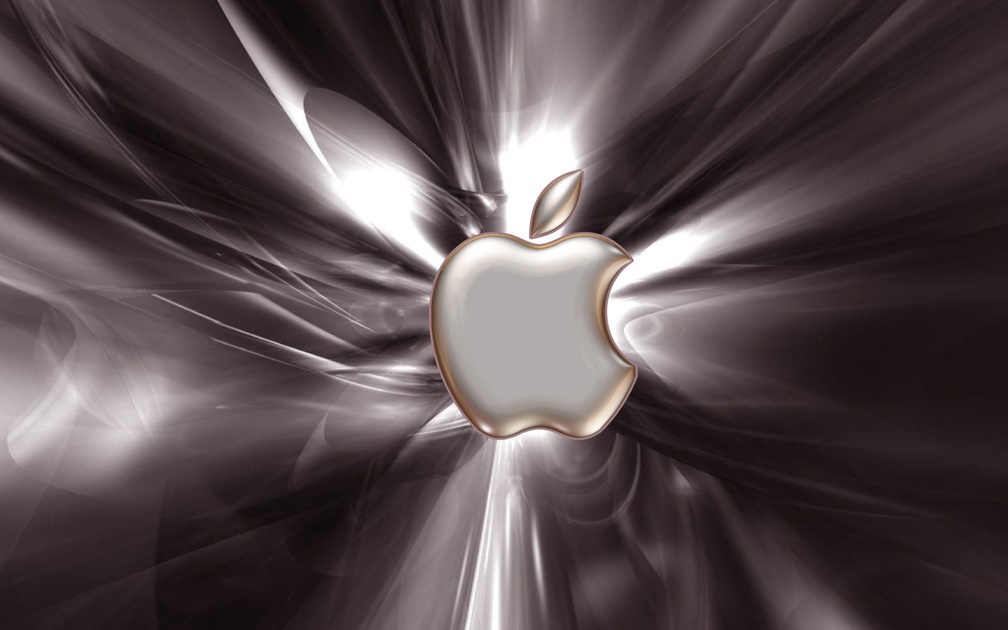 Apple logo splash design