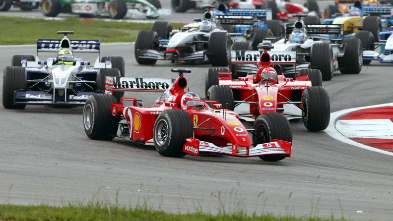 2002 Malaysian Grand Prix Start