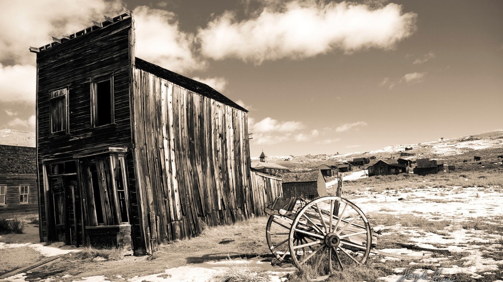 ghost town of bodie in california