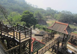 Temple staircase