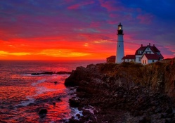 Portland Lighthouse Cape Elizabeth, Maine
