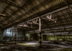 abandoned warehouse hdr