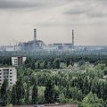 ominous abandoned nuclear plant at chernobyl ukraine