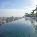 infinity pool in marina bay sands resort in singapore