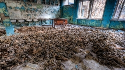 abandoned building in chernobyl hdr