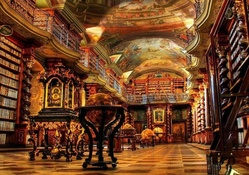 magnificent library hdr