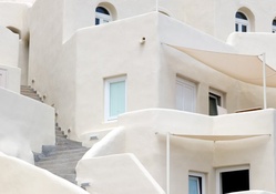 Santorini architecture