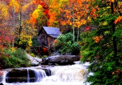 Watermill in Autumn