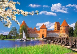 Castle in spring