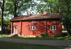 Old red house in Sweden