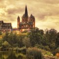 magnificent limburg castle in germany hdr