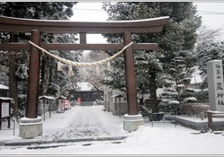 Snowy Temple